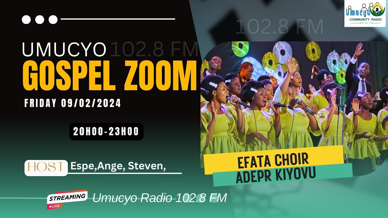 EFATA CHOIR ADEPR KIYOVU LIVE MURI STUDIO ZA RADIO UMUCYO