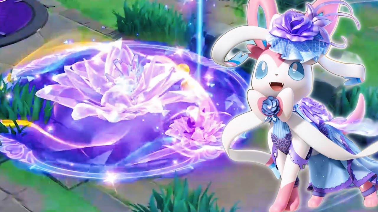 the First Legendary Holowear Sylveon Elegant Style Teaser - Pokemon Unite
