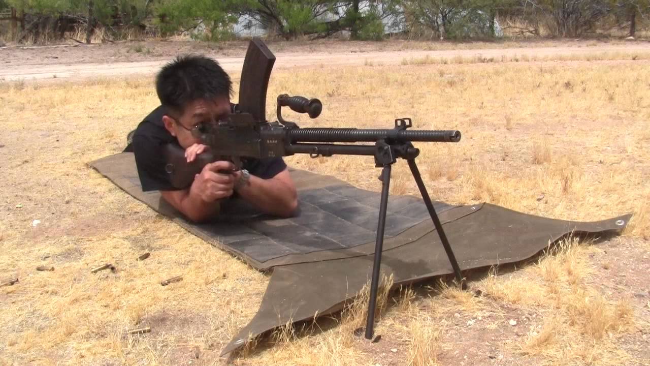 96式軽機関銃 実弾射撃 Japanese Type 96 LMG Shooting