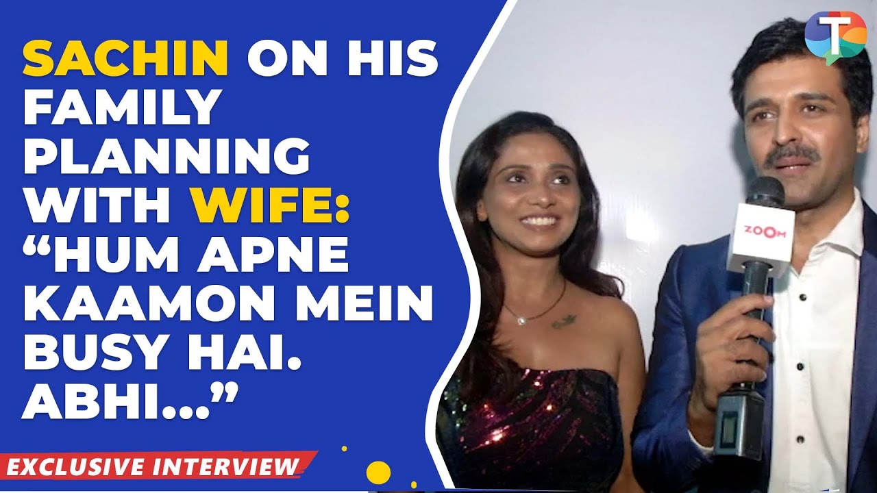TMKOC fame Sachin Shroff REACTS to his family planning with wife Chandni Kothi | Exclusive