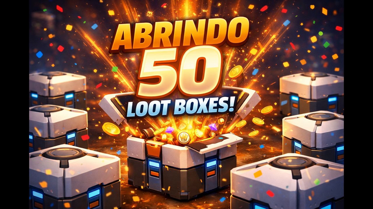 Nosso Primeiro vídeo de 50 Lootboxs começou com tudo, chuva de douradas na mandinga do canal