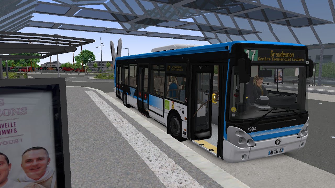 Omsi 2 ADDON Saint Servan Ligne 17 Verfontaine - leclerc graudergnan