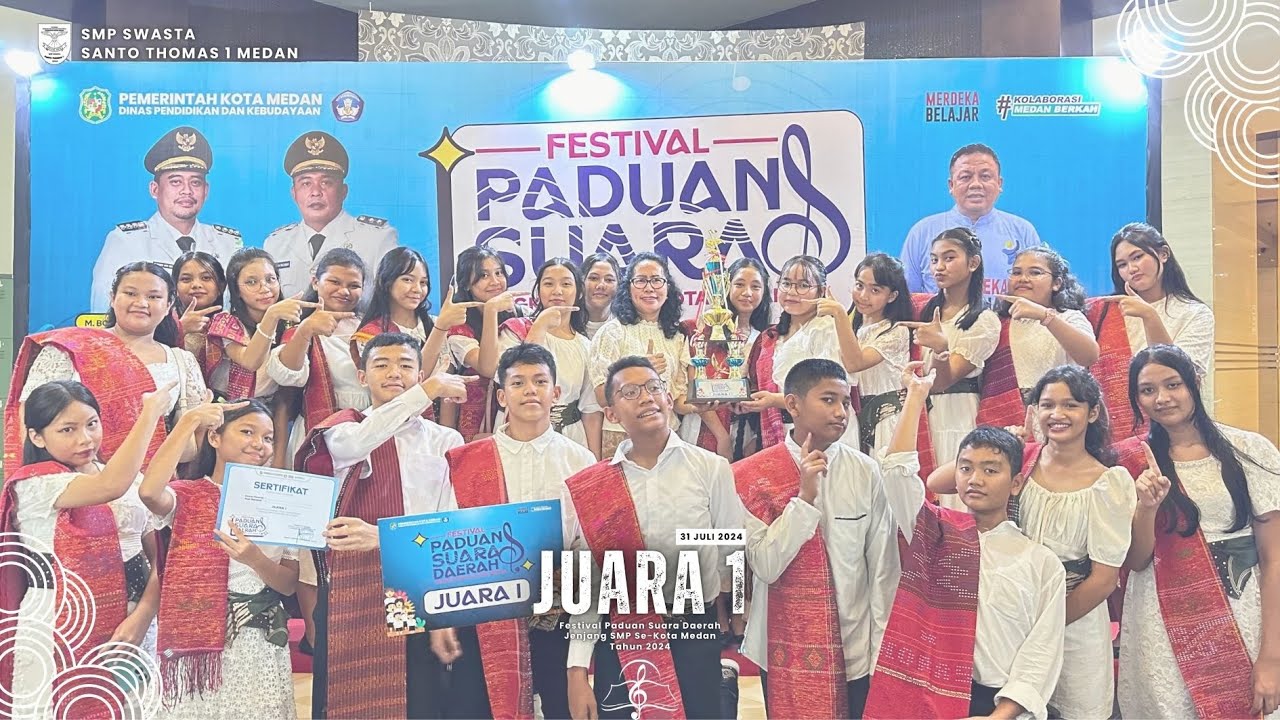 JUARA 1 FESTIVAL PADUAN SUARA DAERAH || SMP SE-KOTA MEDAN || SIK-SIK SIBATUMANIKAM || STOSA