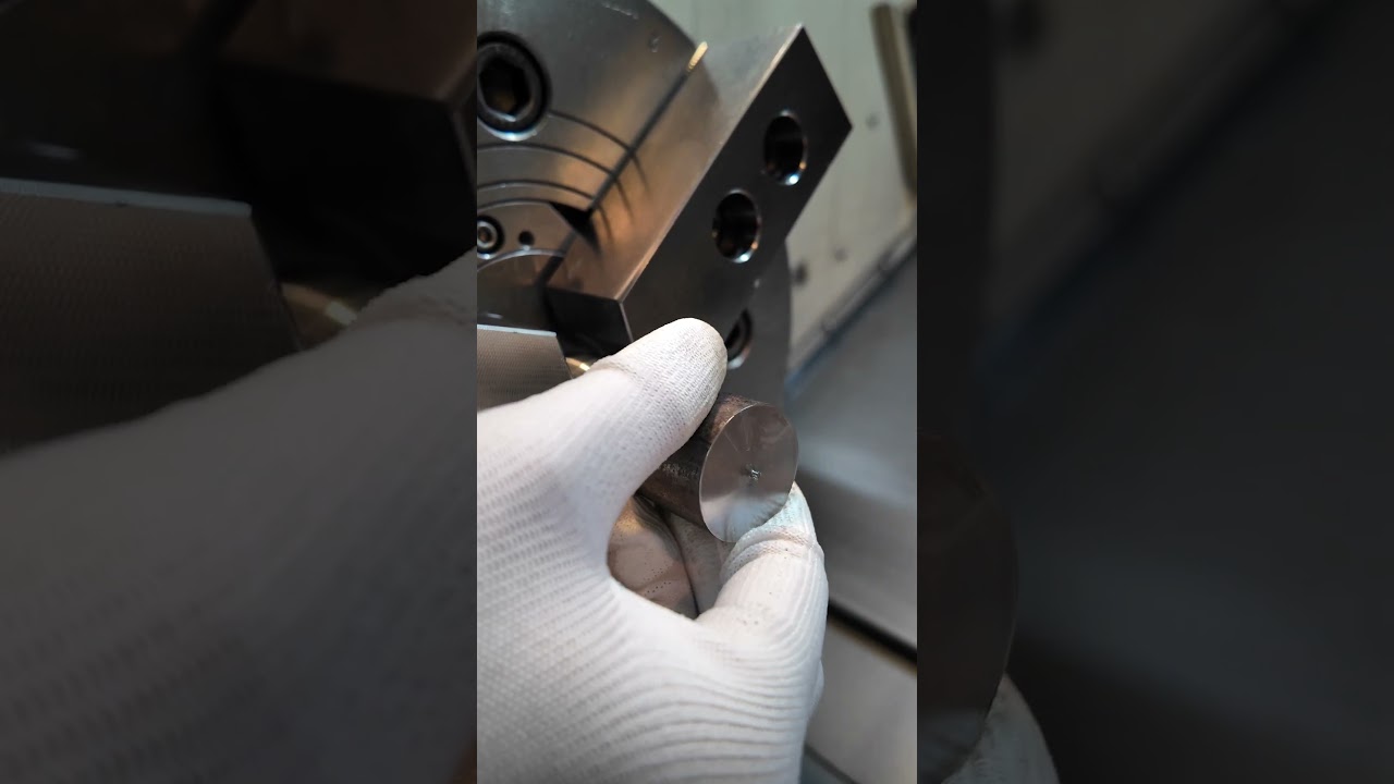 We machined a shift knob from solid metal &ndash; the part that controls your car&rsquo;s gears #shorts #cnc