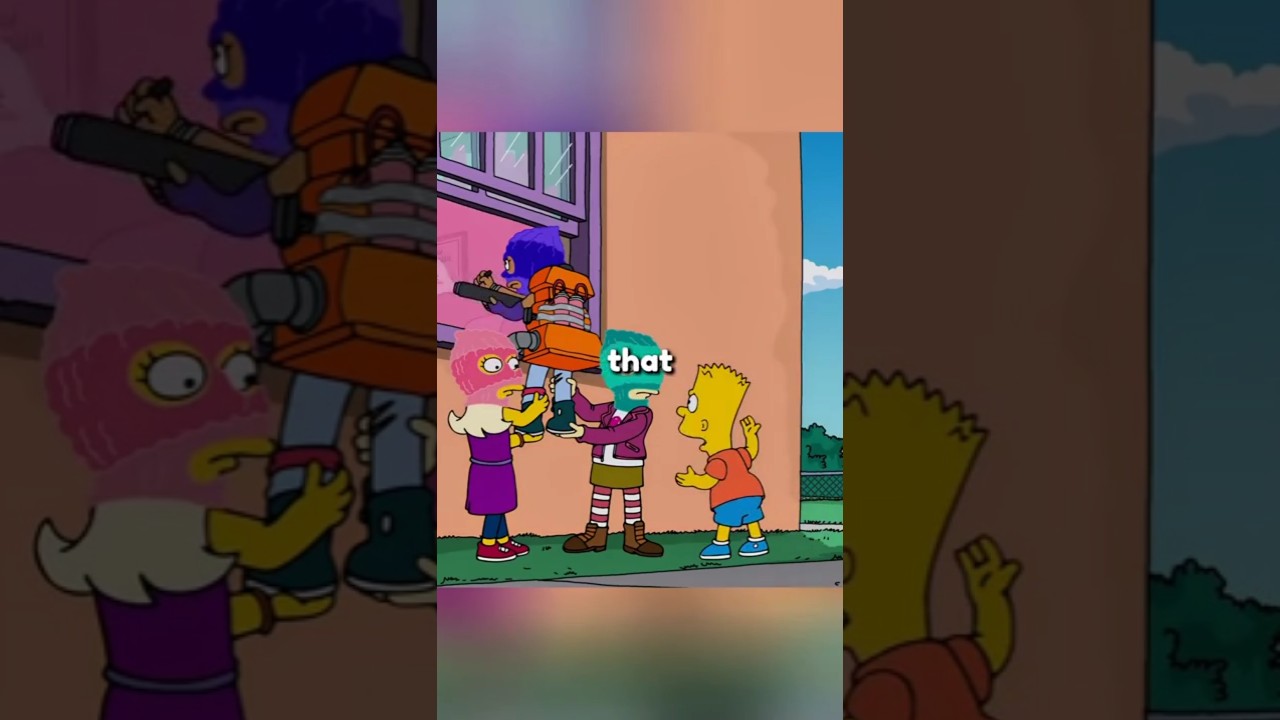 Bart dołączył do grupy dziewcząt #simpsonowie