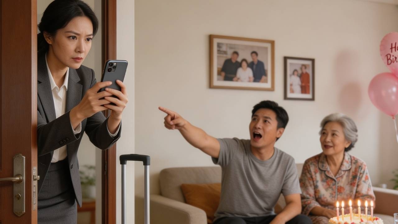 出差提前回家为儿子庆生，聽到丈夫跟婆婆炫耀：我養的小三就住隔壁，她永遠不會發現！我沒鬧，只做一事，婆家全员后悔！