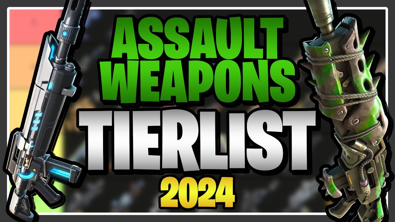 2025 UPDATED: Ranking EVERY ASSAULT WEAPON in Fortnite Save the World! (Assault Weapon Tier List)