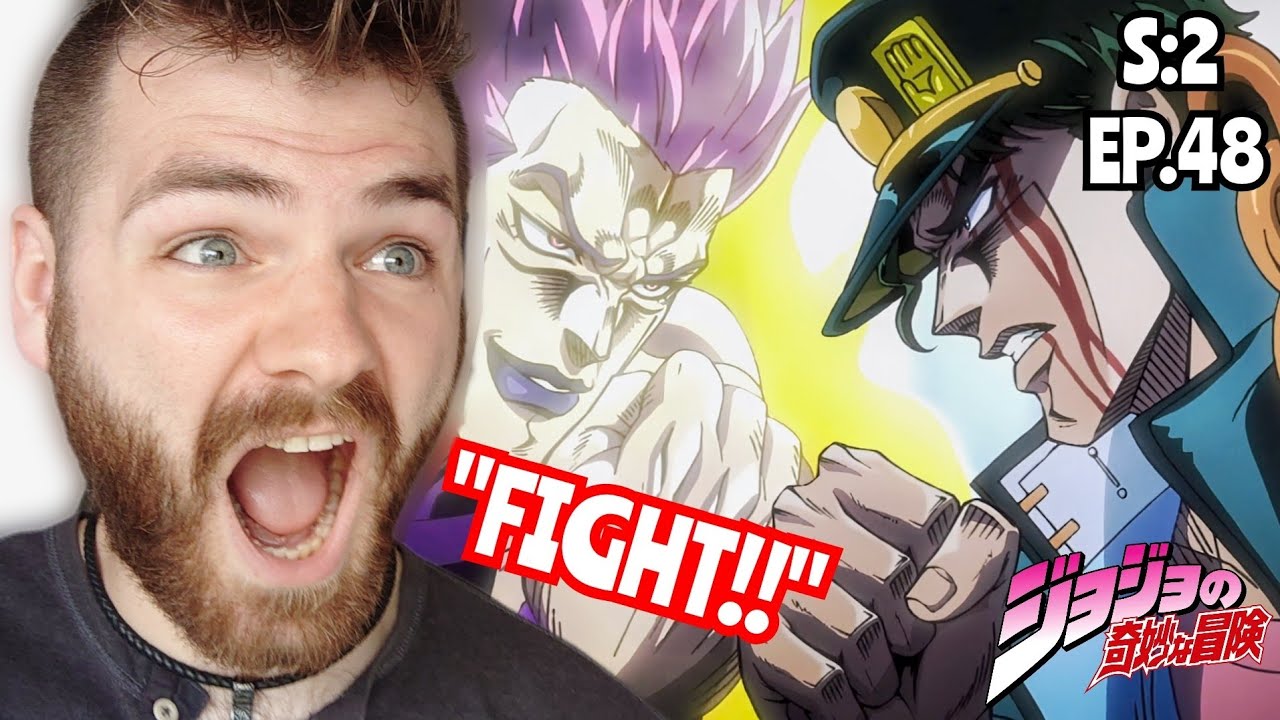 DIO Vs. JOTARO!!!! | JOJO'S BIZARRE ADVENTURE *PART 3* EPISODE 48 | (S2 EP:48) REACTION!
