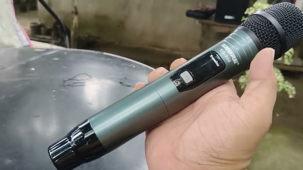 Sound check at kaunting review ng Shure SG-800 wireless mic from Lazada