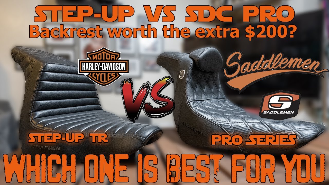 Saddlemen Step-Up против SDC Pro Series Performance Gripper с водительской спинкой — стоит дополн...