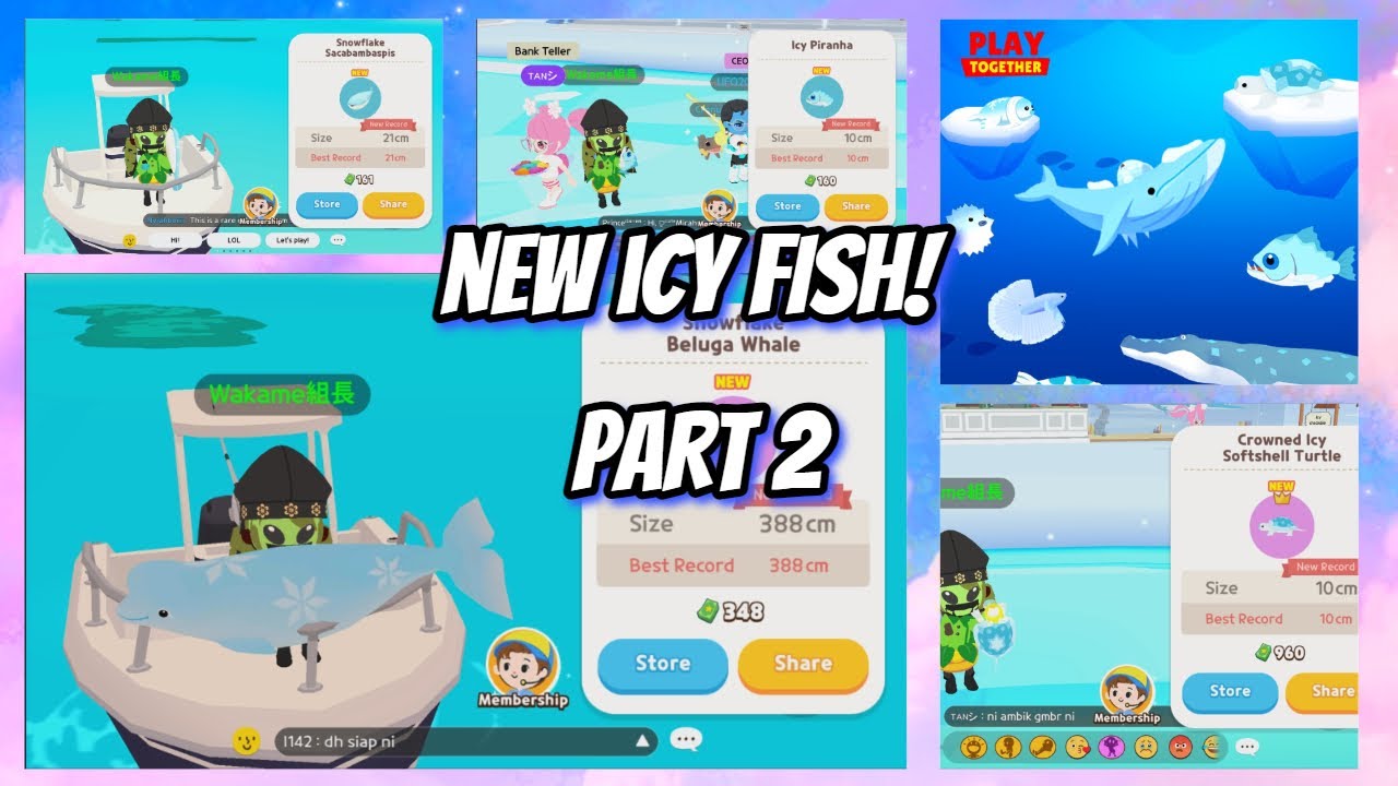Hunting New Icy Fish! Play Together-Part 2