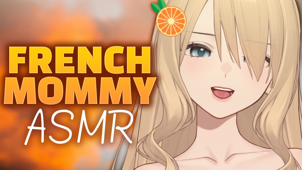 ASMR French Mommy puts you to sleep with her accent (3DIO, Sleep Aid, Positive Affirmations)