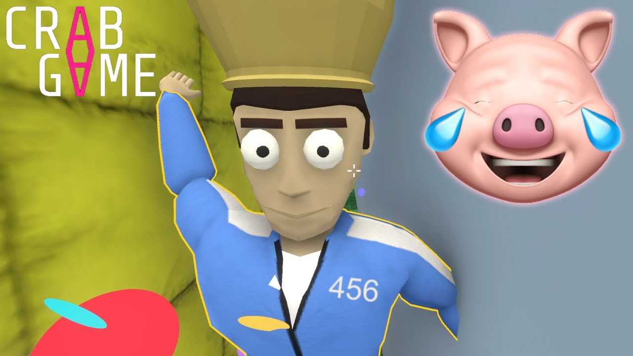 CRAB GAME.. The FUNNIEST SQUID GAME EVER!!