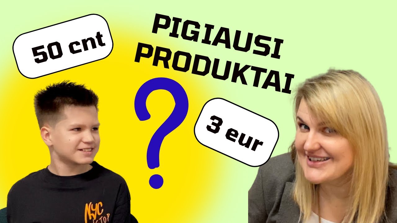 PERKAME 6 PIGIAUSIUS MAISTO PRODUKTUS! KAS IŠLEIS MAŽIAUSIAI PINIGŲ? RAGAUSIME
