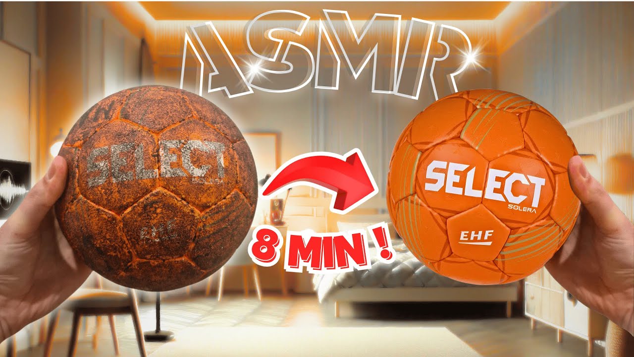 ✨ASMR ✨ La meilleure méthode pour nettoyer ton ballon de Handball