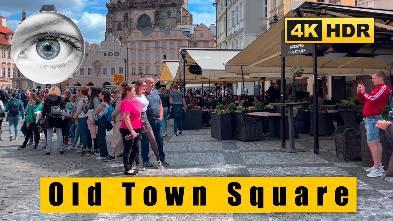 Czech Republic Prague 4k walk: Old Town Square - Pař&iacute;žsk&aacute; Street - Jan Palach Square 🇨🇿 HDR ASMR