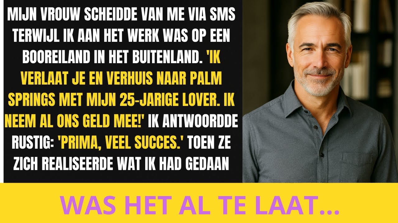 Mijn Vrouw Scheidde Van Mij Via Sms Terwijl Ik In Het Buitenland Werkte. Ze Had Geen Idee.