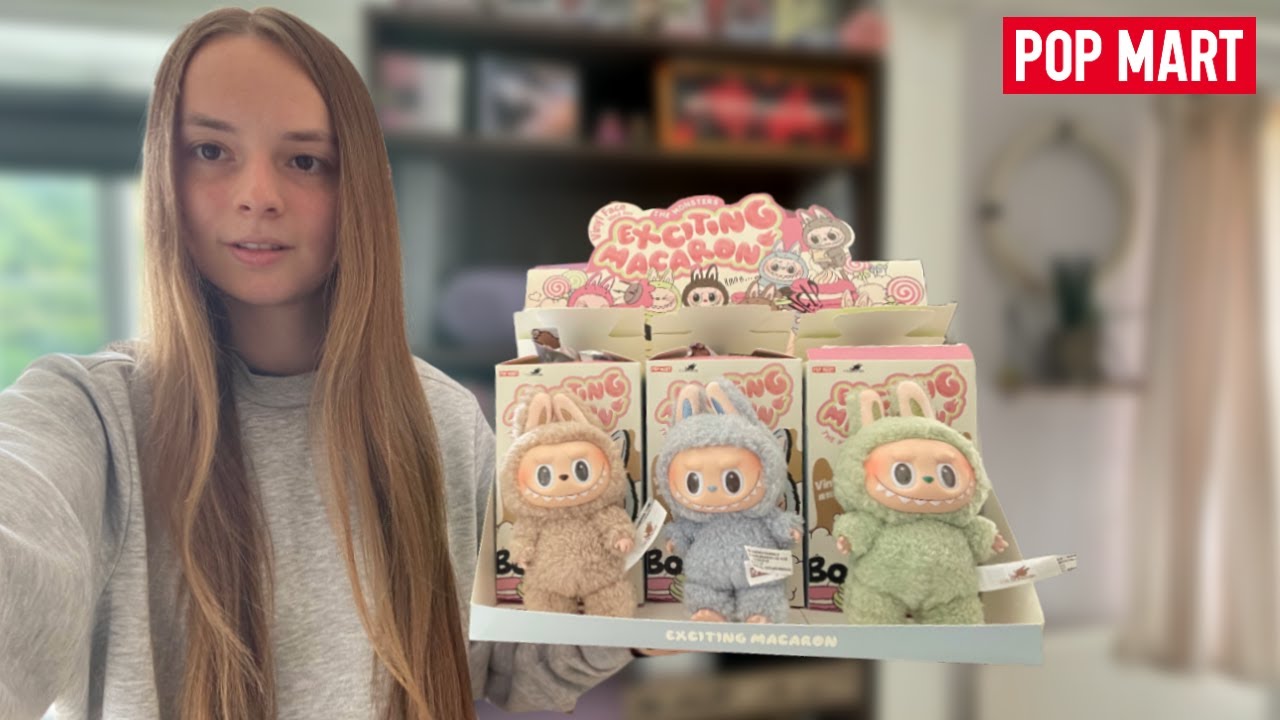 Pop Mart Labubu Exciting Macaron Full Set Blind Box Unboxing! | W/ My Sister 💕