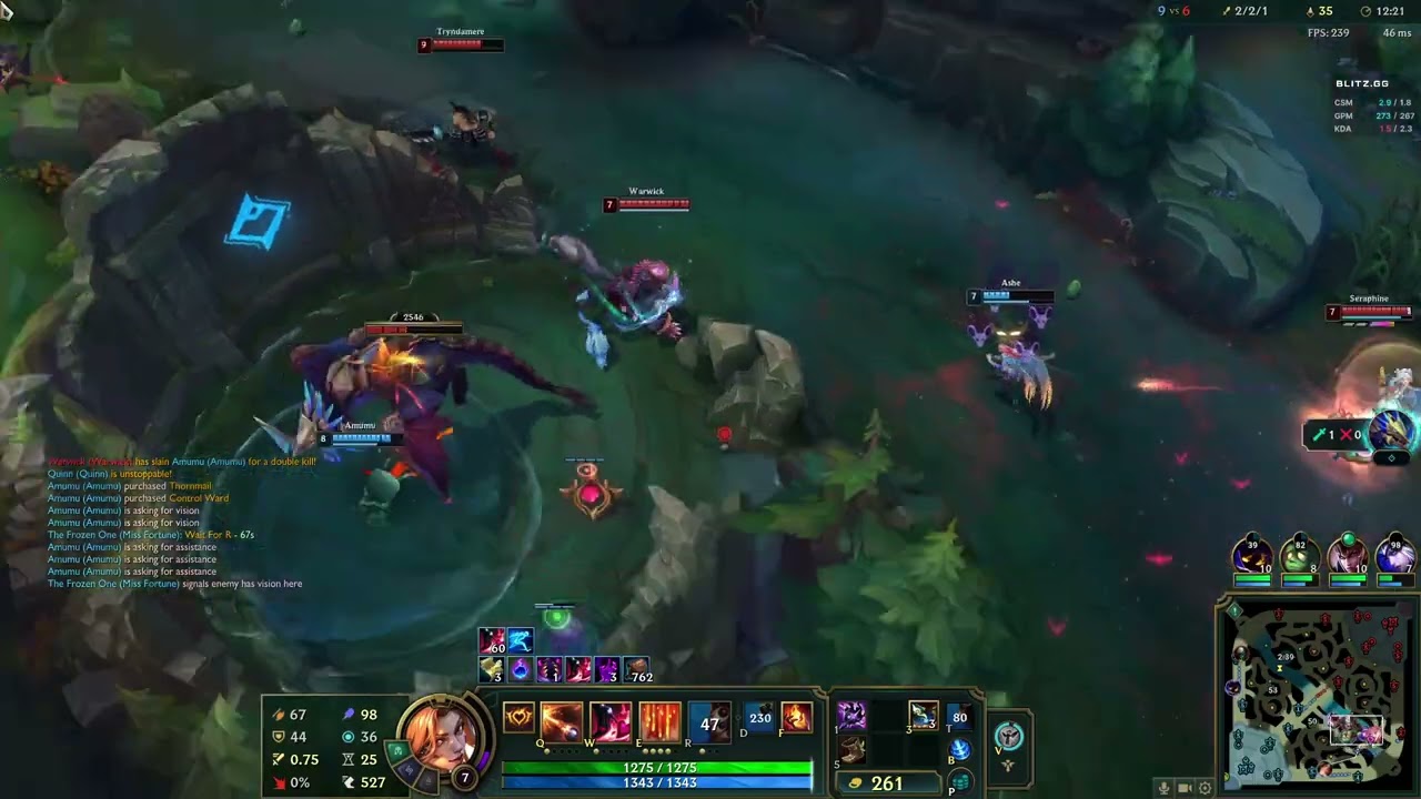 AP Miss Fortune Support vs Seraphine Twitch