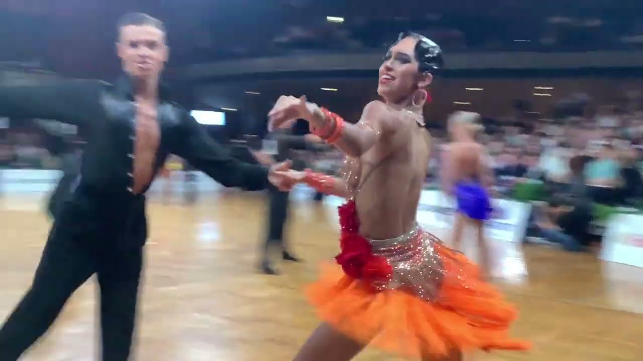 CHA-CHA 👍👏 YOUTH - TYMON OLEJARZ & WIKTORIA KURDA (POL 35) - WDSF 2024 GOC STUTTGART