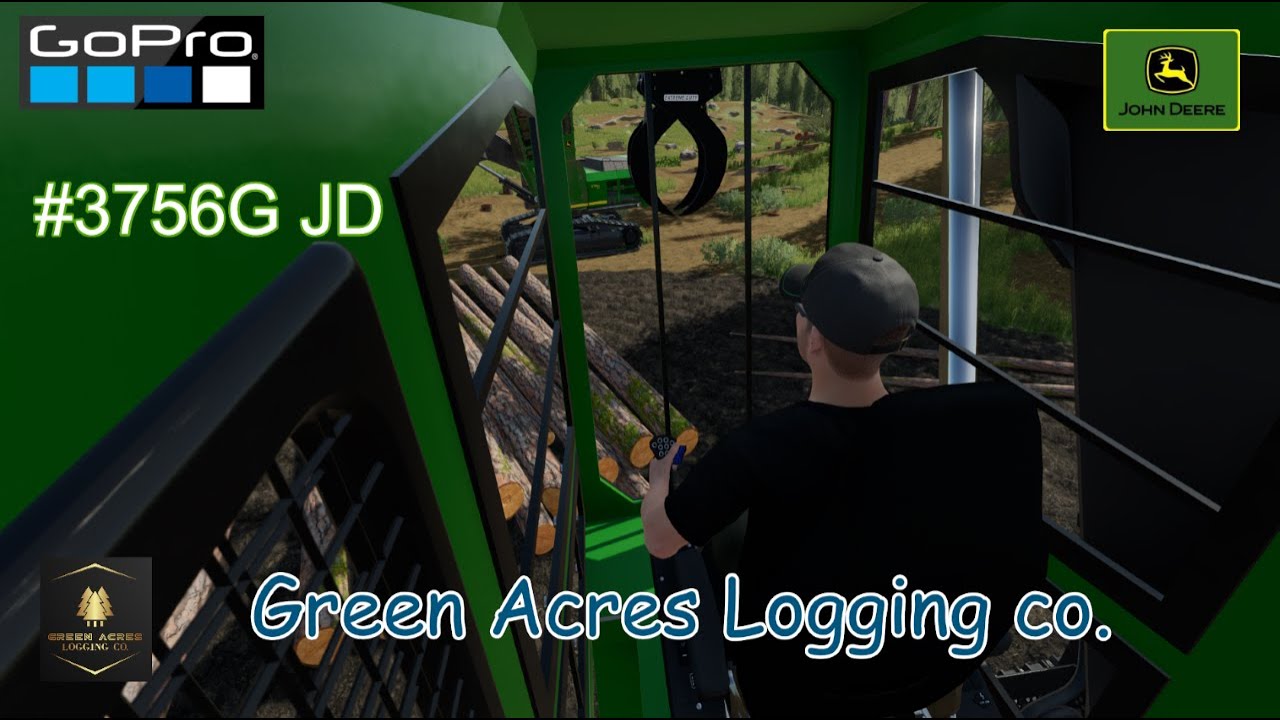 FS22 Forestry! Green Acres Logging co. Moving a lot of Timber! 