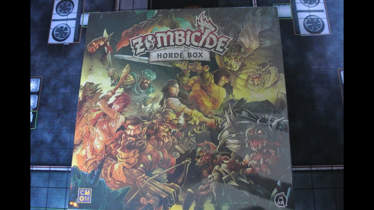 Zombicide Green Horde Horde Box Unboxing