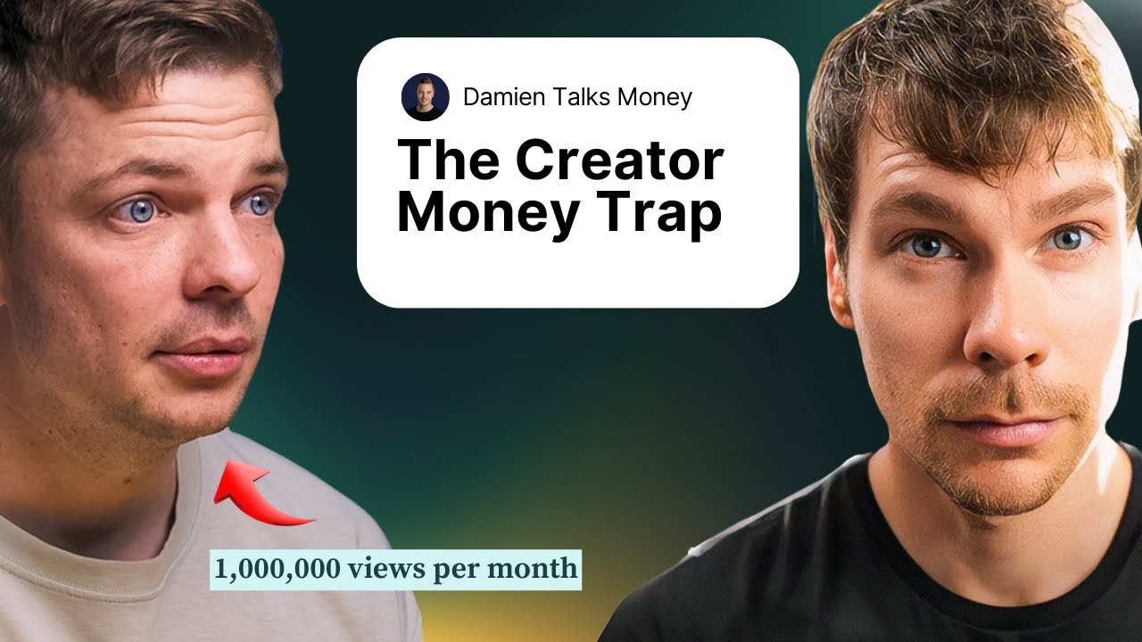1,000,000 views per month Finance Creator - DAMIEN TALKS MONEY - how to SCALE your creator business