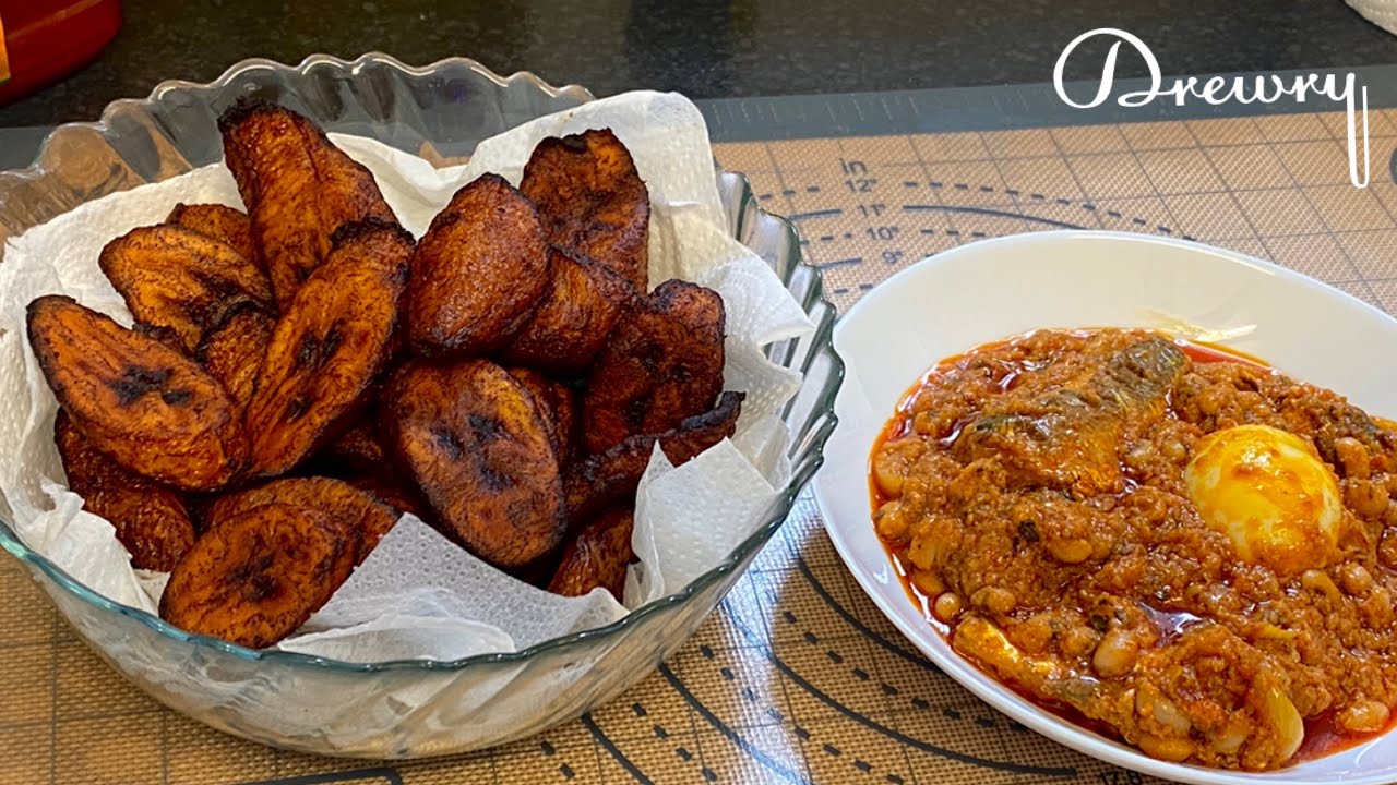 COMMENT JE FAIS LES HARICOTS ET BANANES PLANTAINS / BEANS STEW