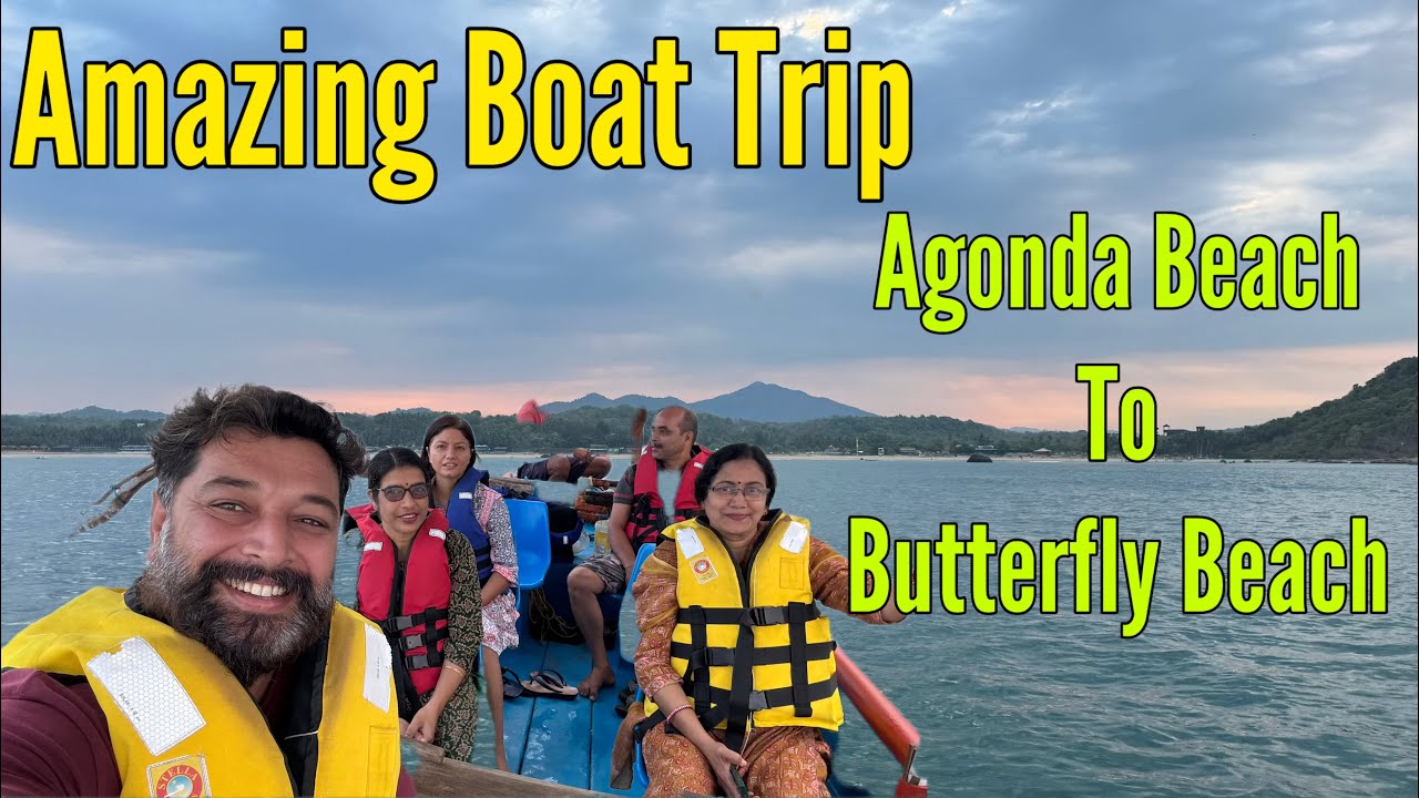Amazing Boat Trip ! Agonda Beach to Butterfly Beach || Dolphin Trip by Boat || Harry Dhillon