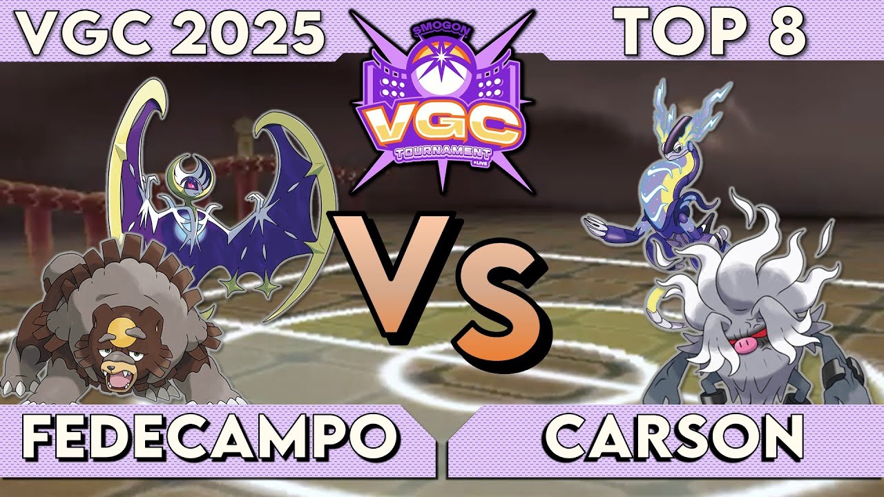 Federico Camporesi vs Carson Confer — Top 8: Smogon VGC Live Tour 2025