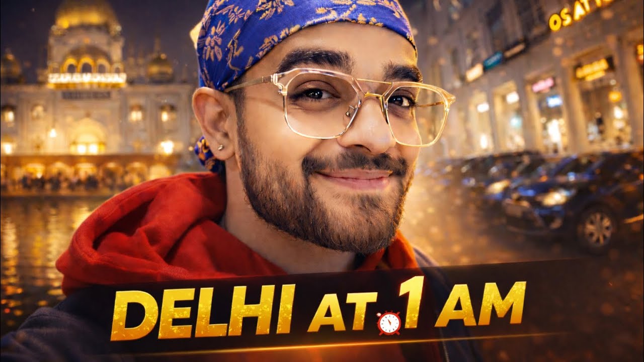 Delhi at 1 Am 😱 Maze hi Maze 😂