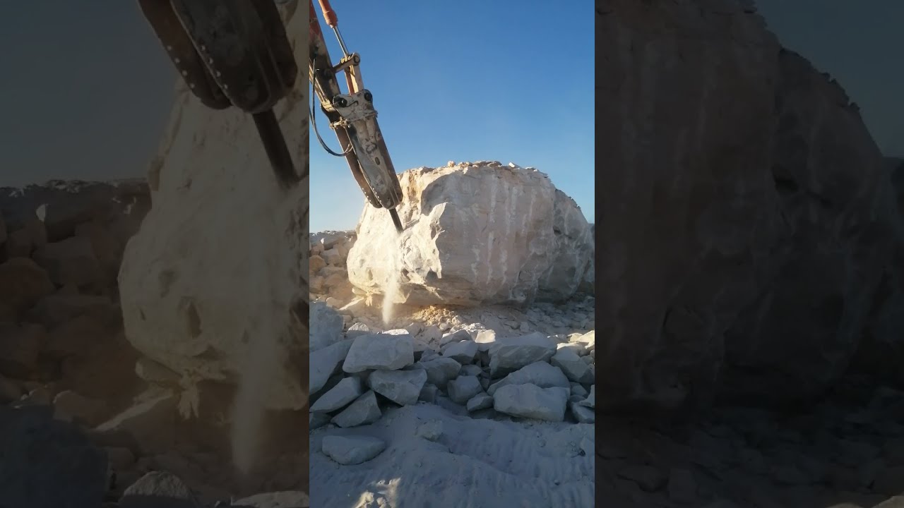 ضبط ميزانية الشاكوش الدقاق للحفار Adjust the budget of the hammer for the excavator