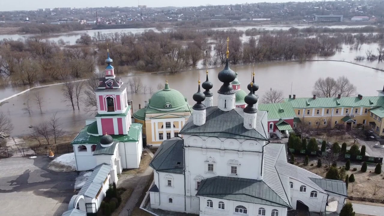 СИЛЬНОЕ ПОЛОВОДЬЕ 2024.1 апреля.Река Ока район Ступино-Кашира