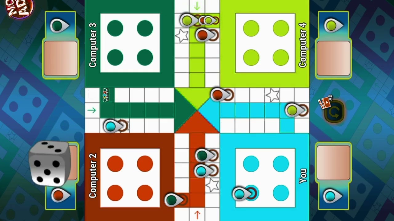 Ludo king match with computers in classic mode #game #ludoking 