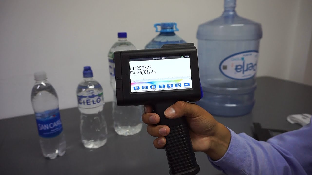 Codificador Fechador de Botellas PET