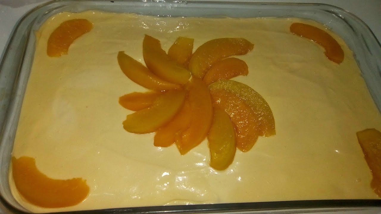 GELADO DE PÊSSEGO# RECEITAS DE NATAL