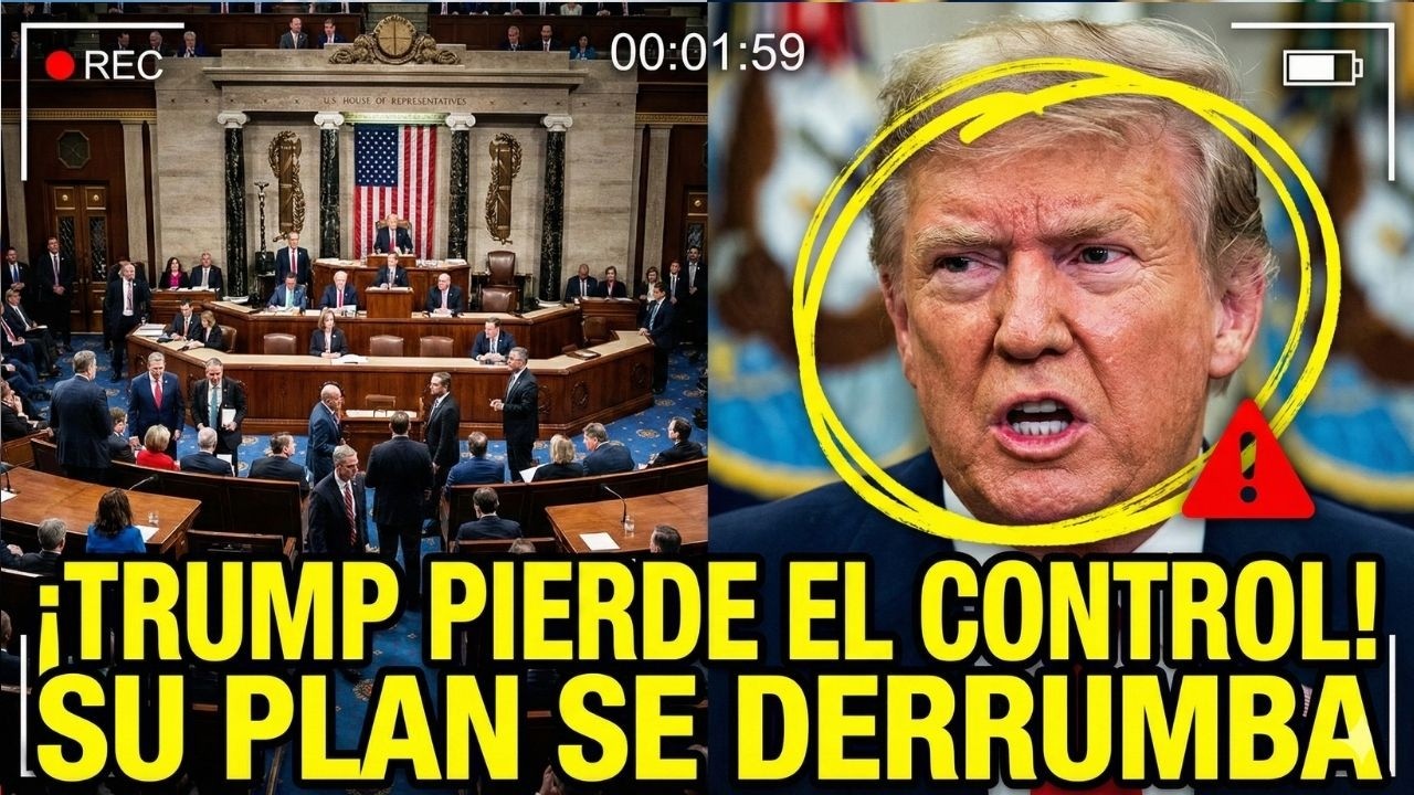 Noticias de última hora: 🚨 TRUMP PIERDE EL CONTROL DEL CONGRESO Y SU PLAN SE DESPLOMA