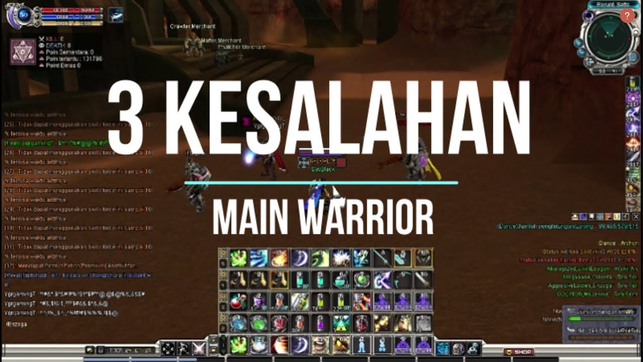 RF ONLINE 3 Kesalahan main warrior - dian pratama rf