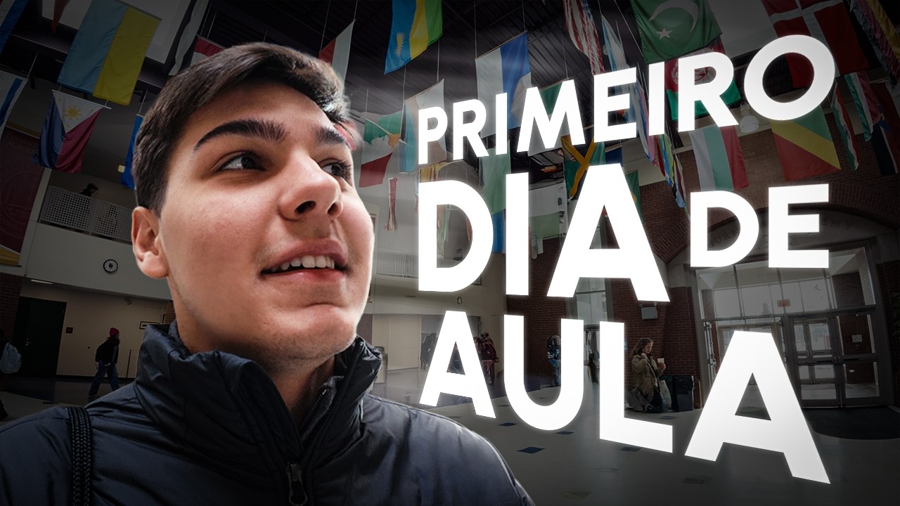 Primeiro Dia de AULA nos EUA! - Vlog #04