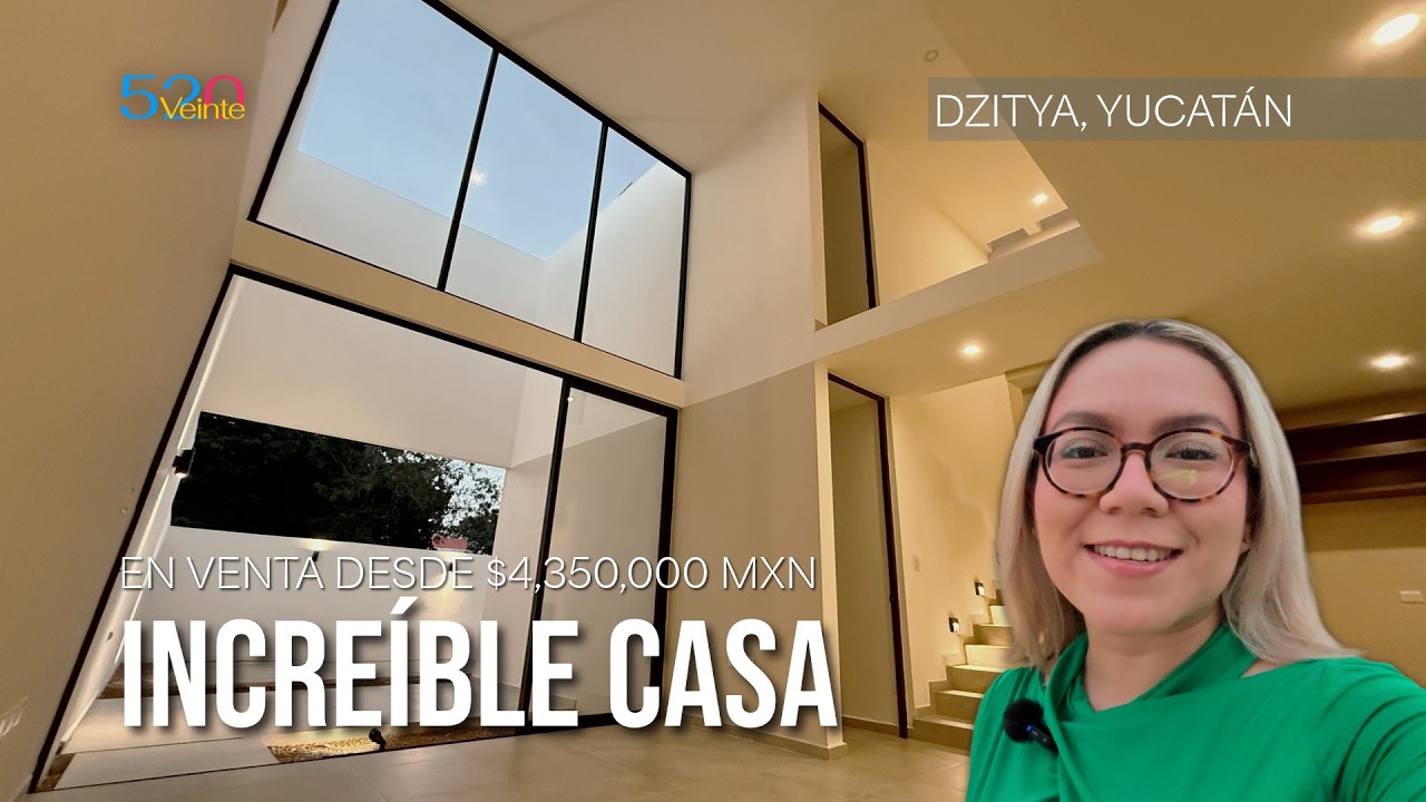 🤩🏡Casa en venta en Dzityá Mérida | 3 recámaras + recámara en planta baja | Casa nueva con piscina