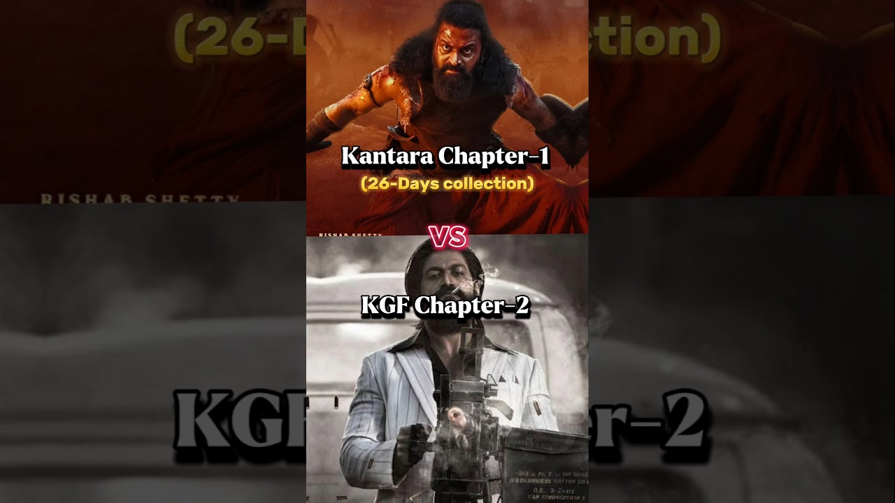 Kantara Chapter-1 vs Kgf Chapter-2 Box office comparison 🔥🤩🦖#shorts#viral#trending#kantarachapter1