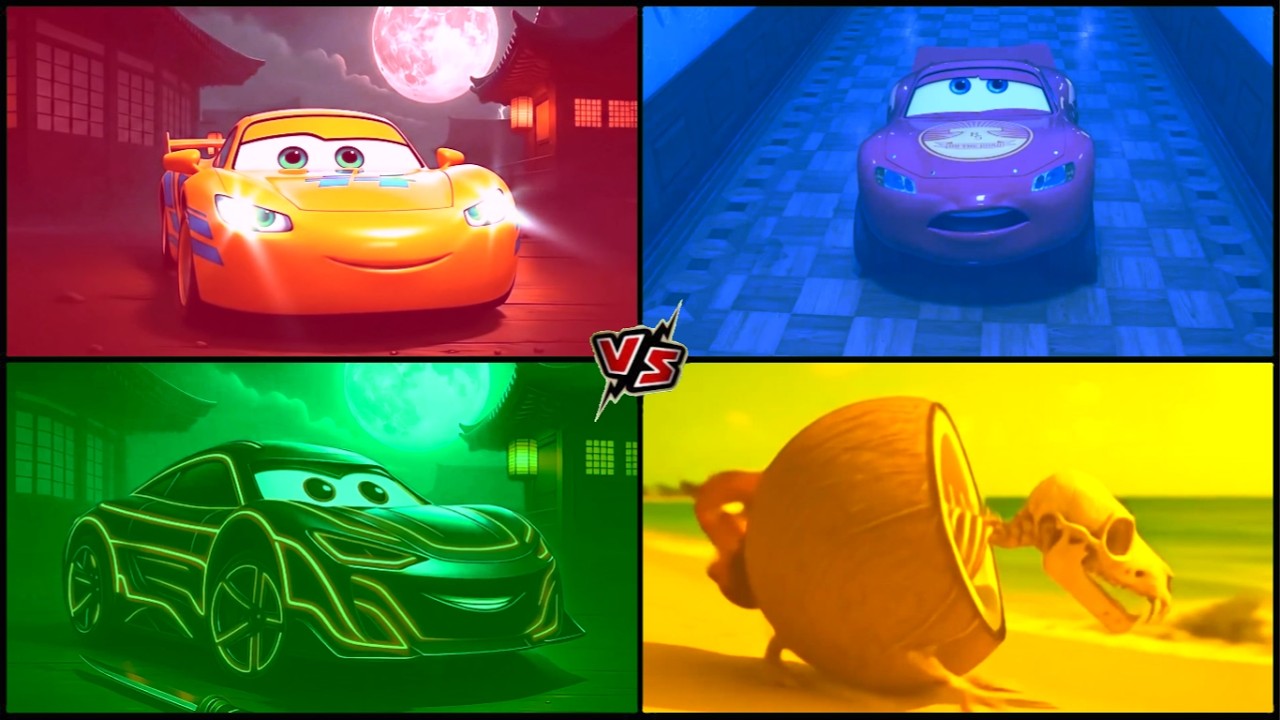 Lightning McQueen Battle - Coffin Dance Song vs Skibidi Toilet Song vs Sigma Boy Song!