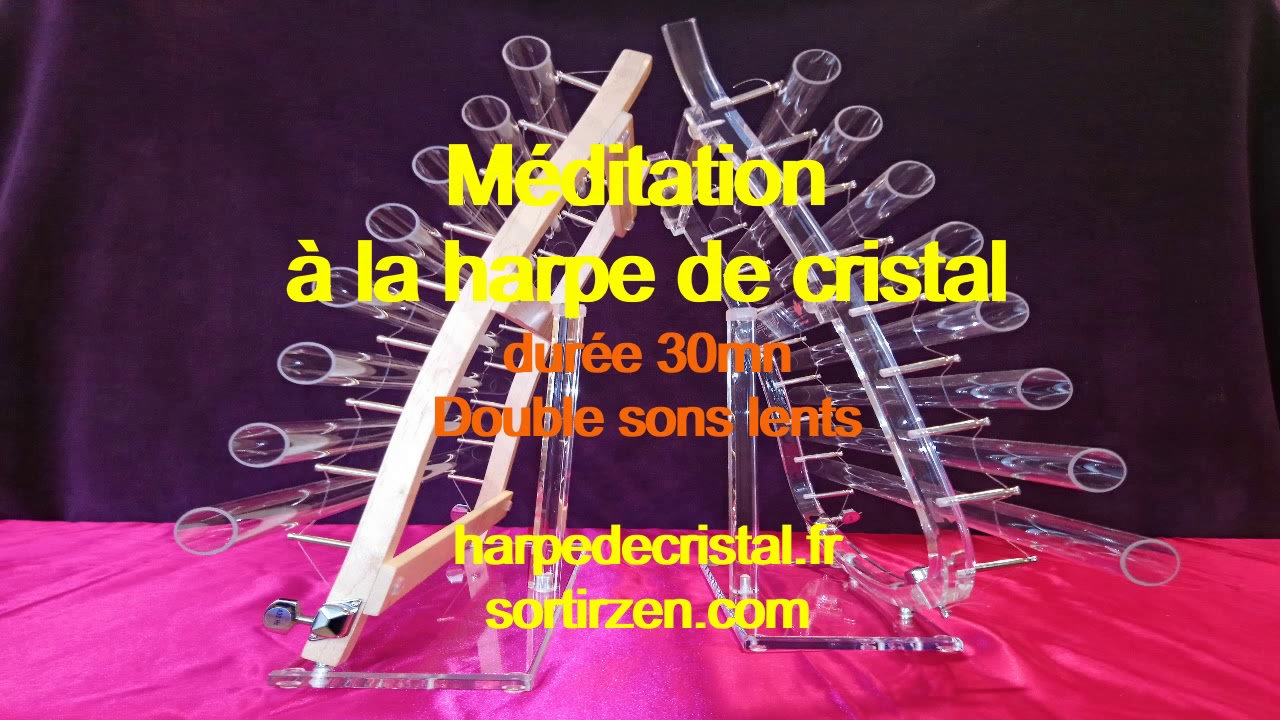#harpedecristal   Détente Méditation à la harpe de cristal