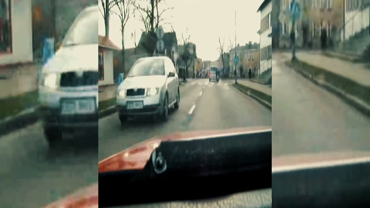 👉Chociwel 2007 r. 🚐Przejazd przez miasto🏫