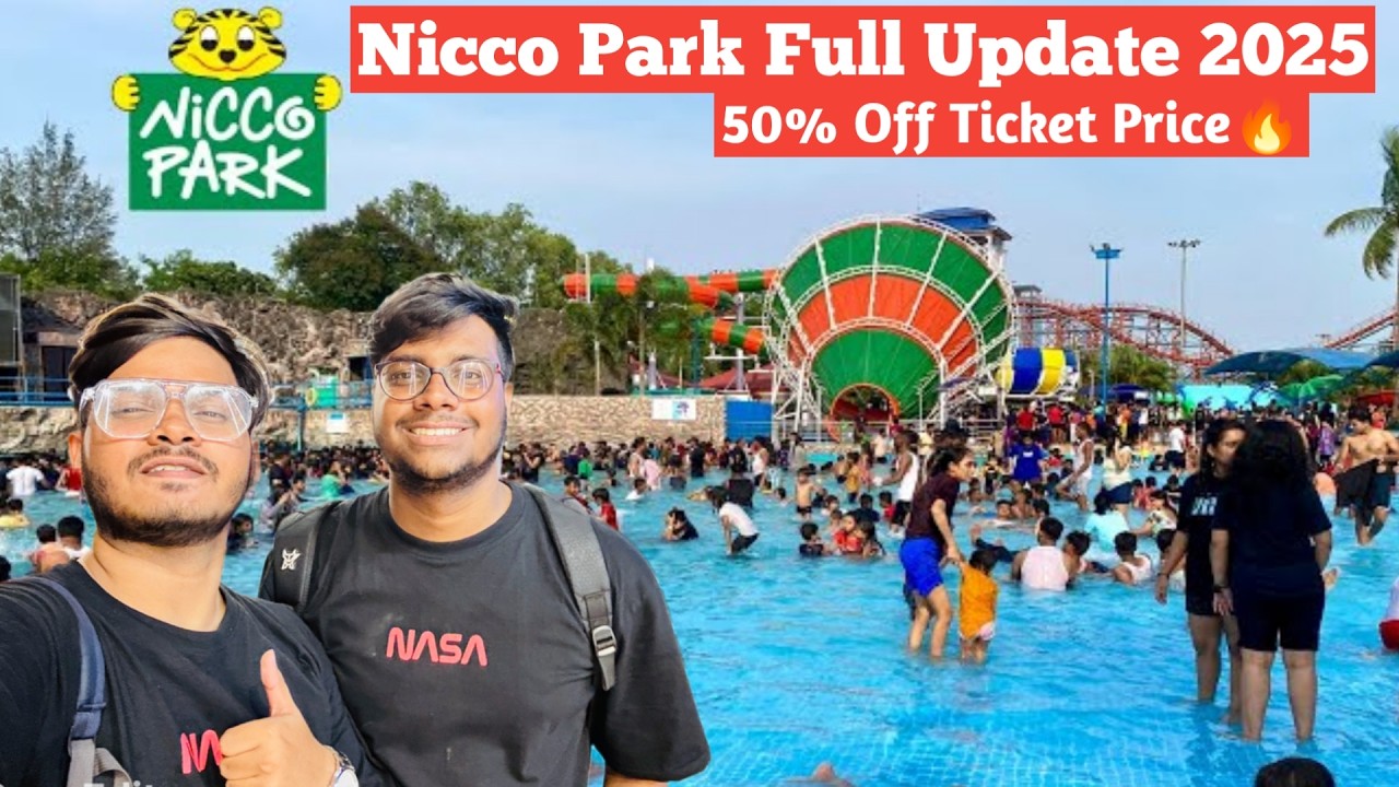 Nicco Park Kolkata | Nicco Park Full Ride Vlog 2025 | Nicco Park Water Park