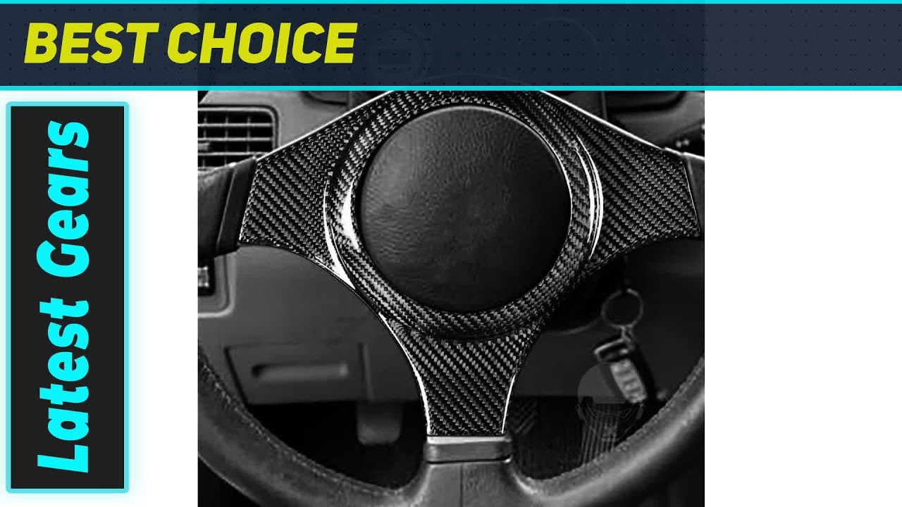 Mitsubishi EVO 7 8 9 Carbon Fiber Steering Wheel Cover: Ultimate Interior Upgrade!