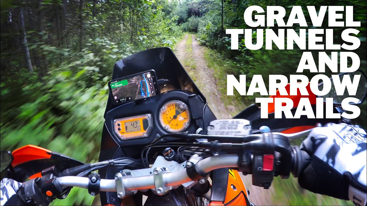 Gravel Tunnels and Narrow Trails - KTM 990 Adventure