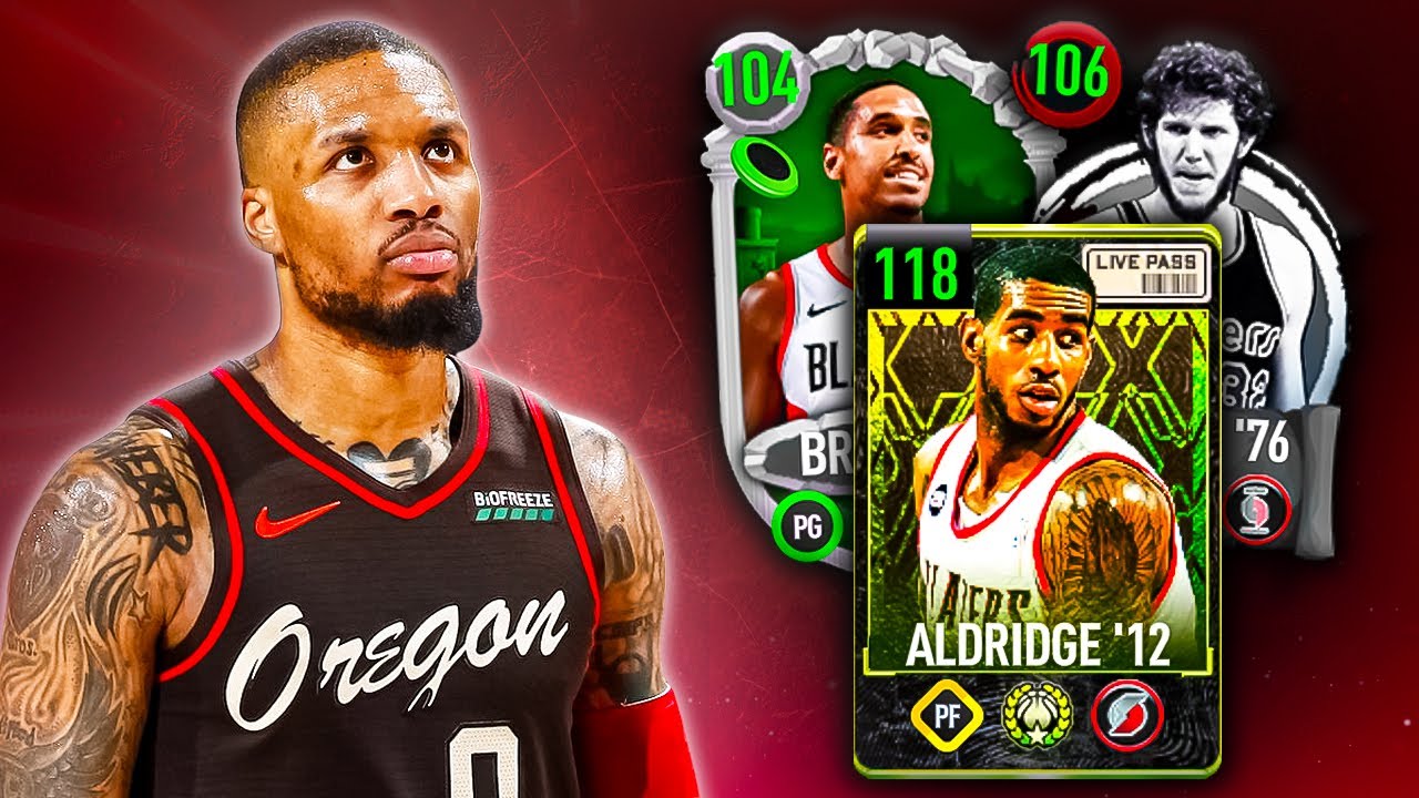 The Portland Trailblazers Team Builder In NBA Live Mobile!
