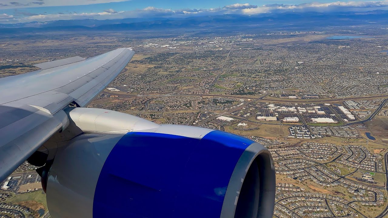 [4K] – Smooth As Butter Denver Landing – United Airlines – Boeing 777-200 – DEN – N773UA – SCS 1285
