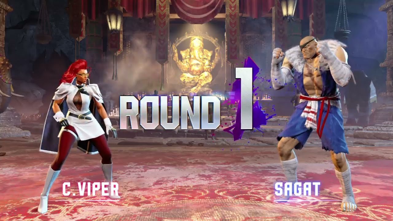 ［16］スト6 ヴァイパーVSサガット(CPU:Lv.8)　ストリートファイター6 Street Fighter 6